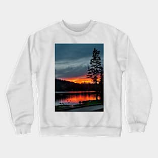 Mirror Lake Sunset Crewneck Sweatshirt